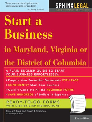 Start A Business In Maryland Virginia Or The District Of